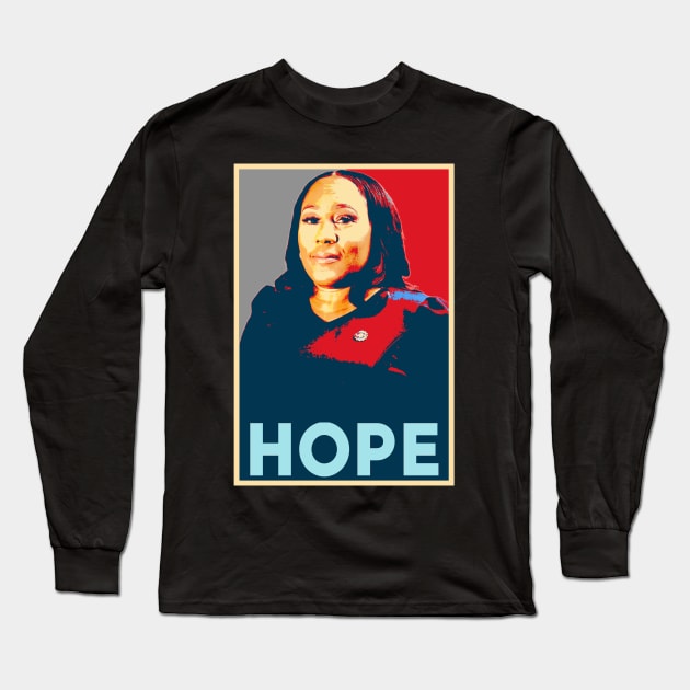 HOPE Fani Willis Long Sleeve T-Shirt by Spit in my face PODCAST